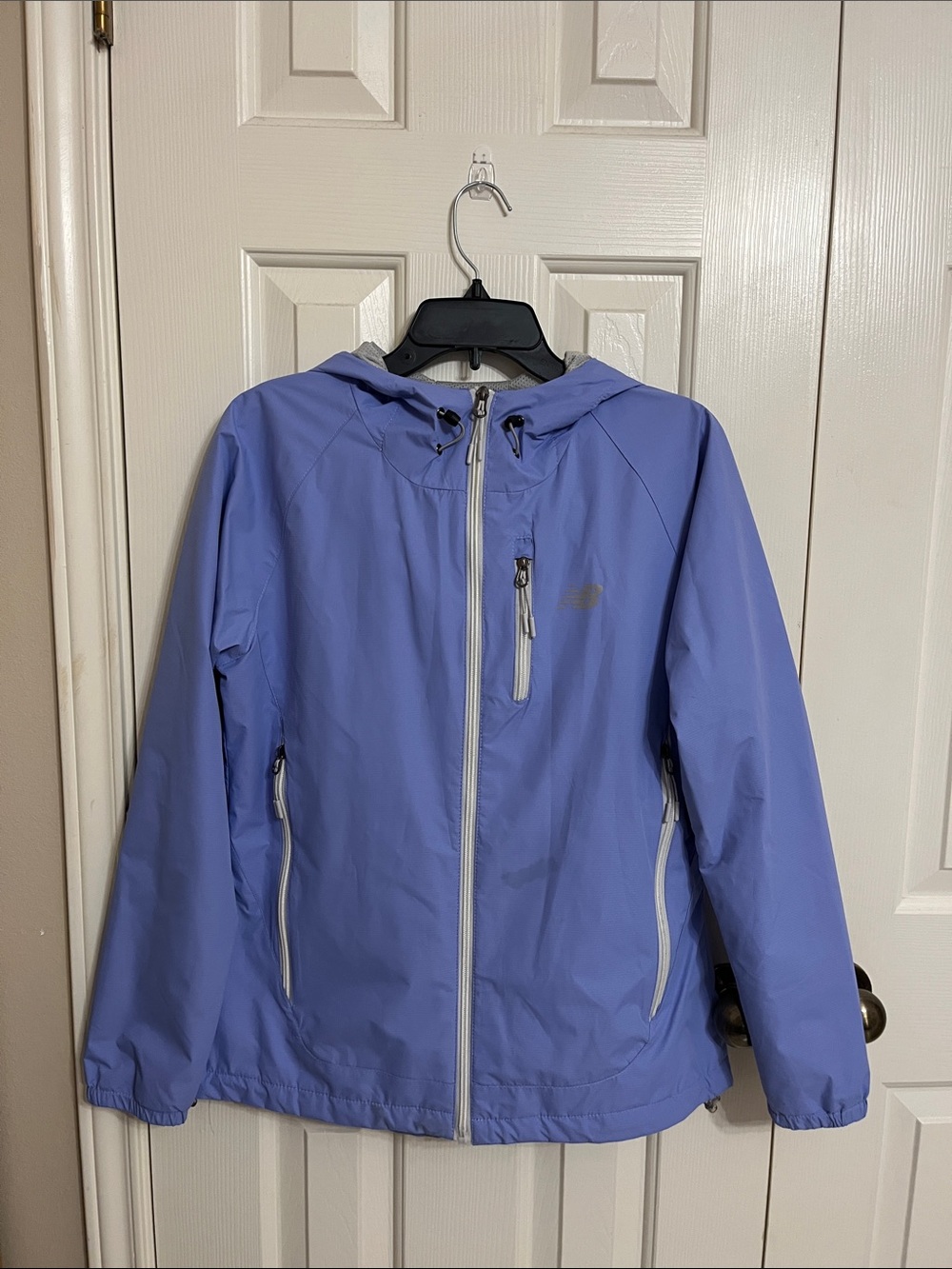 New Balance Lavender Hooded Windbreaker Jacket